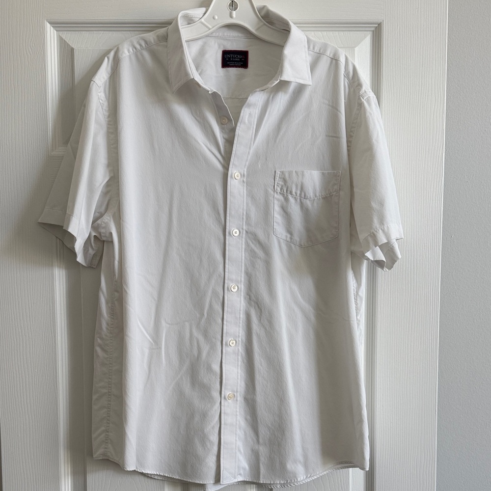 UNTUCKit Crisp White Short Sleeve Shirt